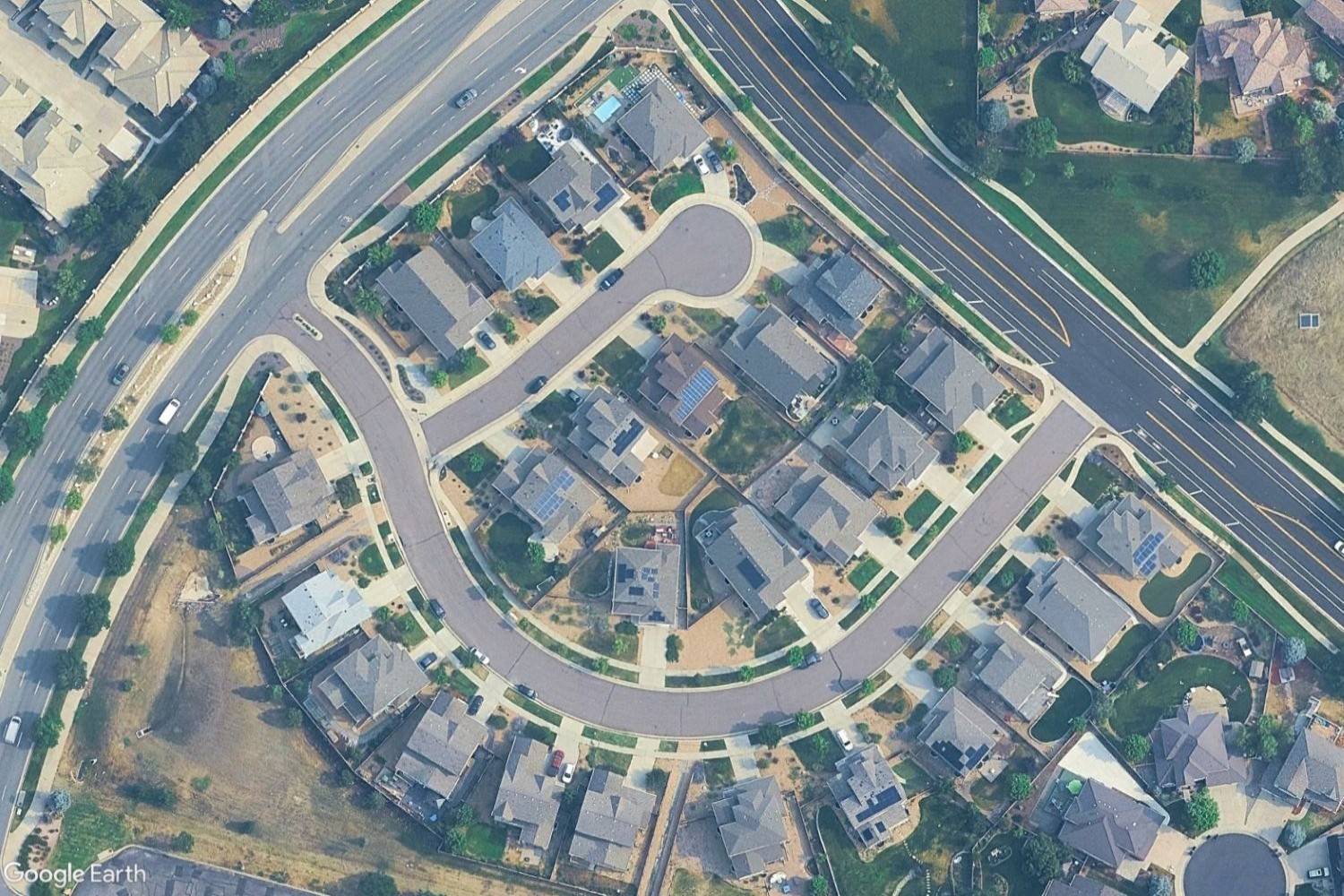 Pioneer Hills Filing 7 & 8 - Arial view